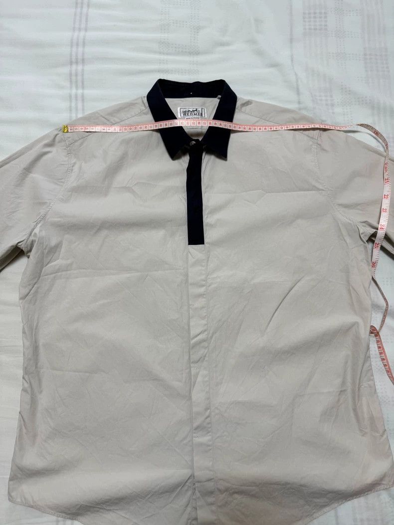 Hermes Hermes Short Sleeve Shirt Jacket Size US XL / EU 56 / 4 - 3 Thumbnail