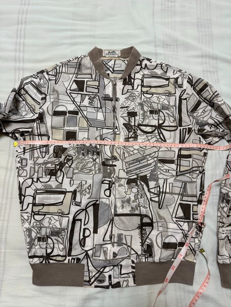 Hermes Hermes Printed Bomber Jacket Size US M / EU 48-50 / 2 - 4 Thumbnail