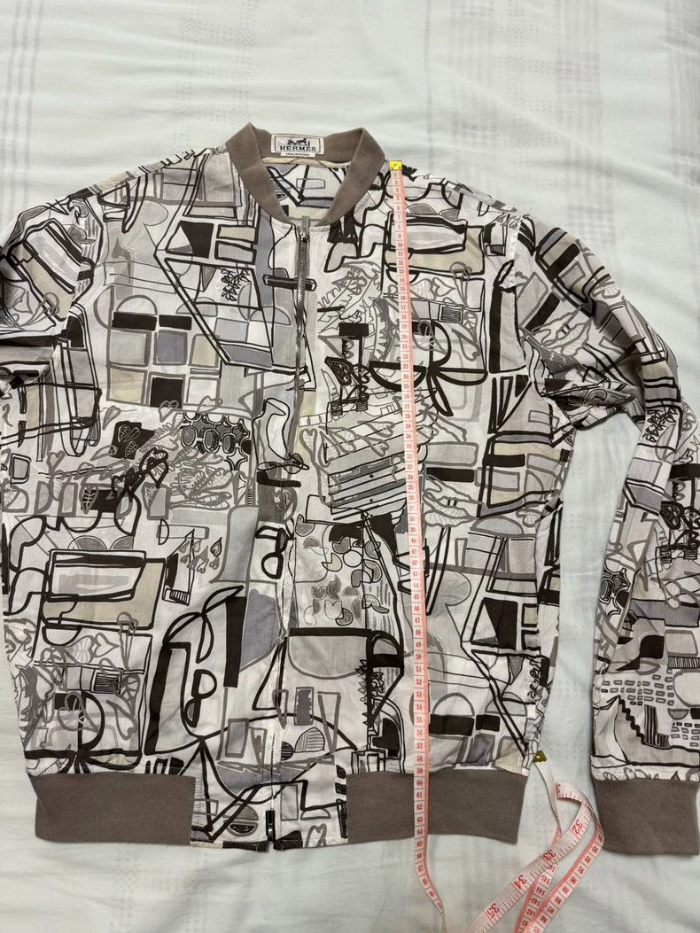 Hermes Hermes Printed Bomber Jacket Size US M / EU 48-50 / 2 - 5 Thumbnail