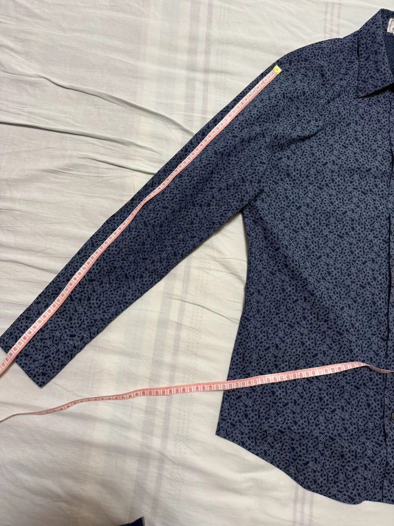 Hermes Hermes Classic Pattern Long Sleeve Shirt Size US M / EU 48-50 / 2 - 6 Thumbnail