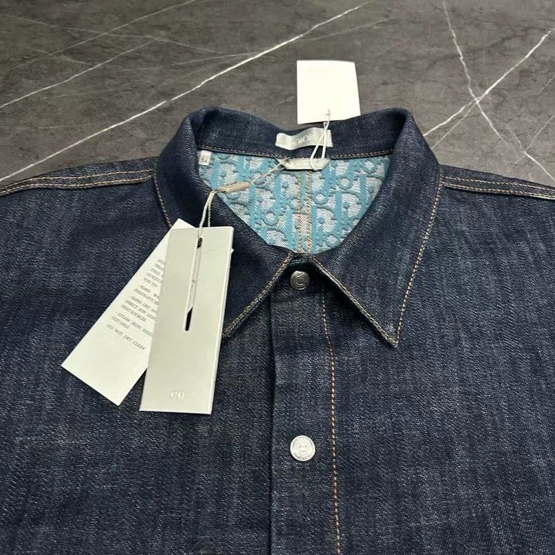 Dior Dior Denim Jacket with Printed Lining Size US L / EU 52-54 / 3 - 3 Thumbnail