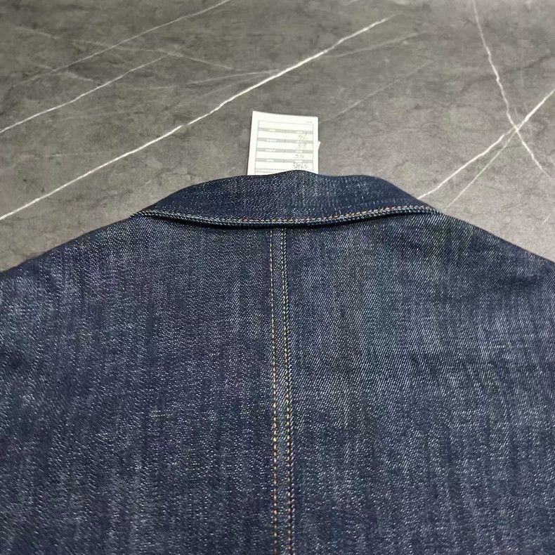 Dior Dior Denim Jacket with Printed Lining Size US L / EU 52-54 / 3 - 7 Thumbnail