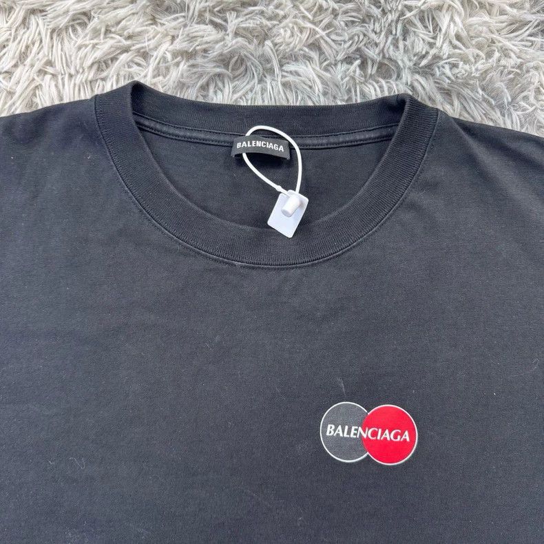 Balenciaga Balenciaga Mastercard Print Short Sleeve Size US XXL / EU 58 / 5 - 3 Thumbnail