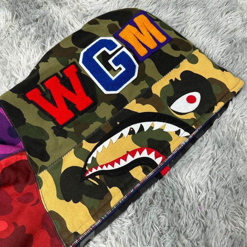 Bape BAPE Camo Shark Zip Hoodie XL Size US XL / EU 56 / 4 - 2 Thumbnail