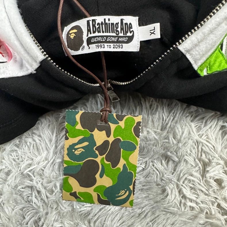 Bape BAPE Chengdu Panda Shark Zip Hoodie Size US XL / EU 56 / 4 - 5 Thumbnail
