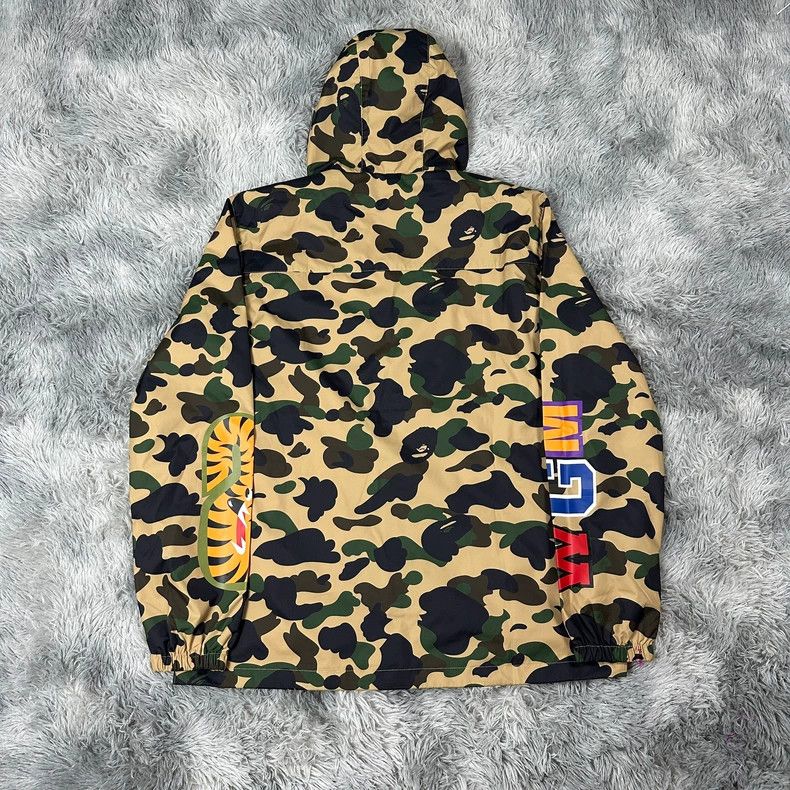Bape BAPE Yellow Camo Shark Zip Hooded Jacket Size US L / EU 52-54 / 3 - 2 Thumbnail