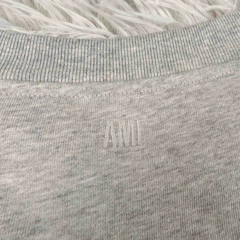 AMI Ami Gray Short Sleeve T-Shirt Size US L / EU 52-54 / 3 - 7 Thumbnail