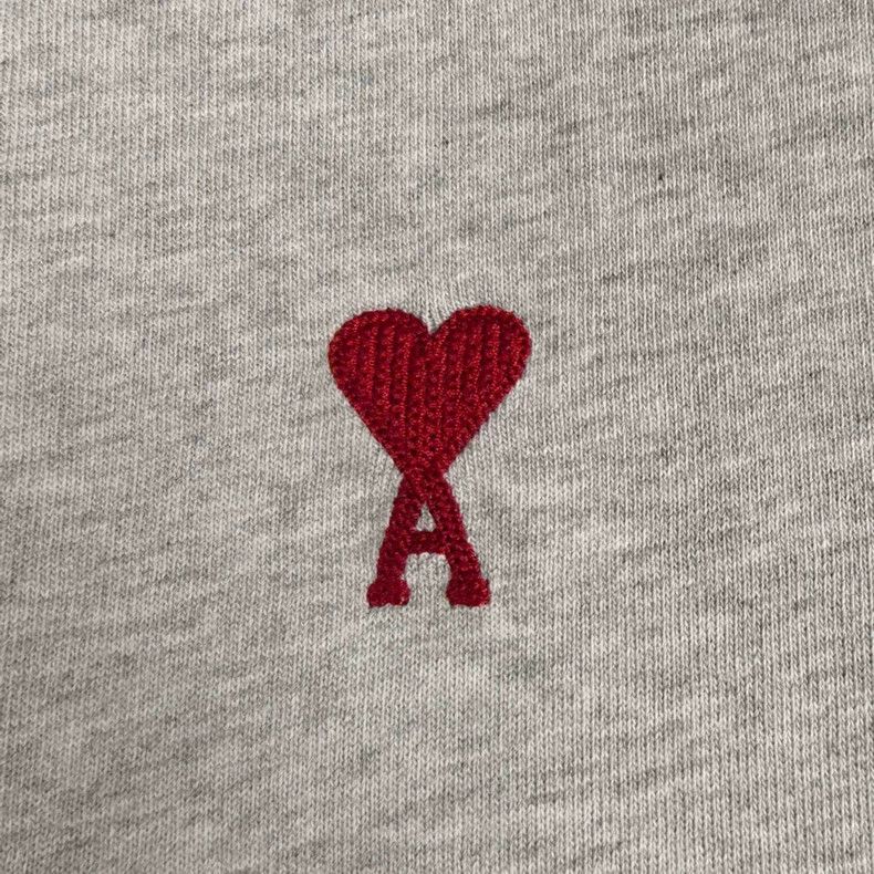 AMI Ami Gray Short Sleeve T-Shirt Size US L / EU 52-54 / 3 - 6 Thumbnail
