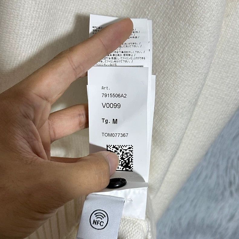 Stone Island Stone Island 23FW White Wool Sweater Size US M / EU 48-50 / 2 - 6 Thumbnail