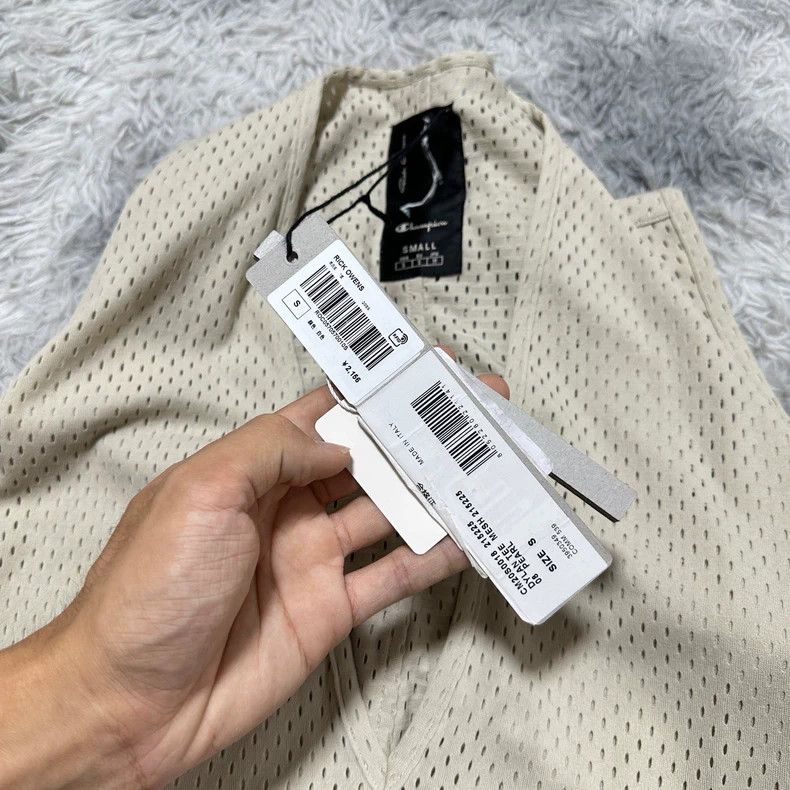 Rick Owens Rick Owens Champion Mesh Vest Size US S / EU 44-46 / 1 - 5 Thumbnail