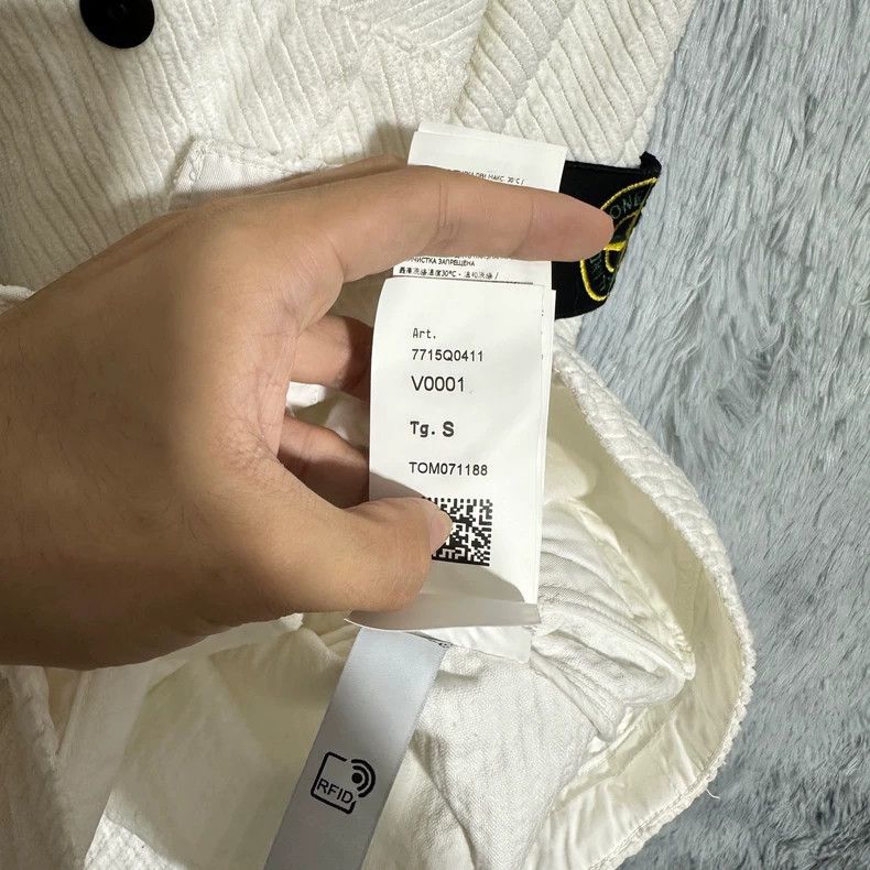 Stone Island Stone Island 22FW Corduroy Jacket White Size US S / EU 44-46 / 1 - 6 Thumbnail
