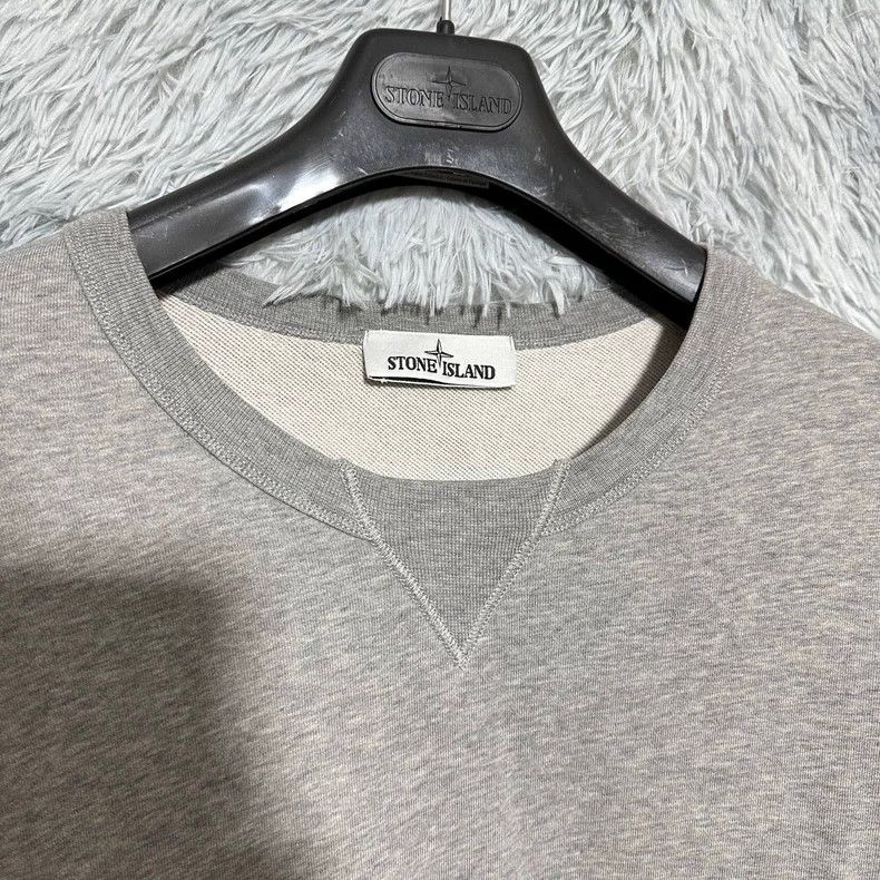 Stone Island Stone Island Gray Crewneck Sweatshirt with Pocket Size US L / EU 52-54 / 3 - 4 Thumbnail