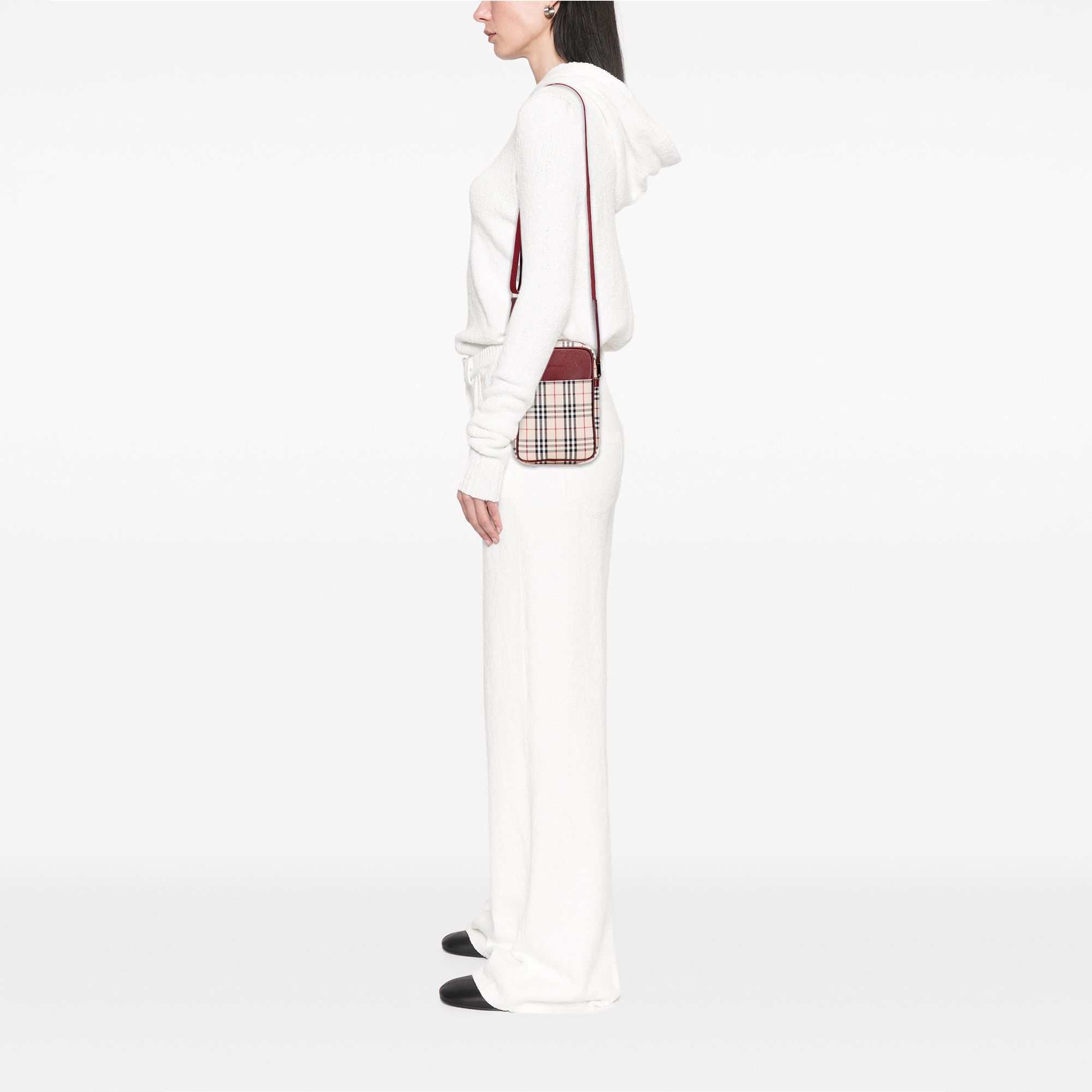Burberry Burberry House Check Canvas Crossbody Size ONE SIZE - 10 Thumbnail