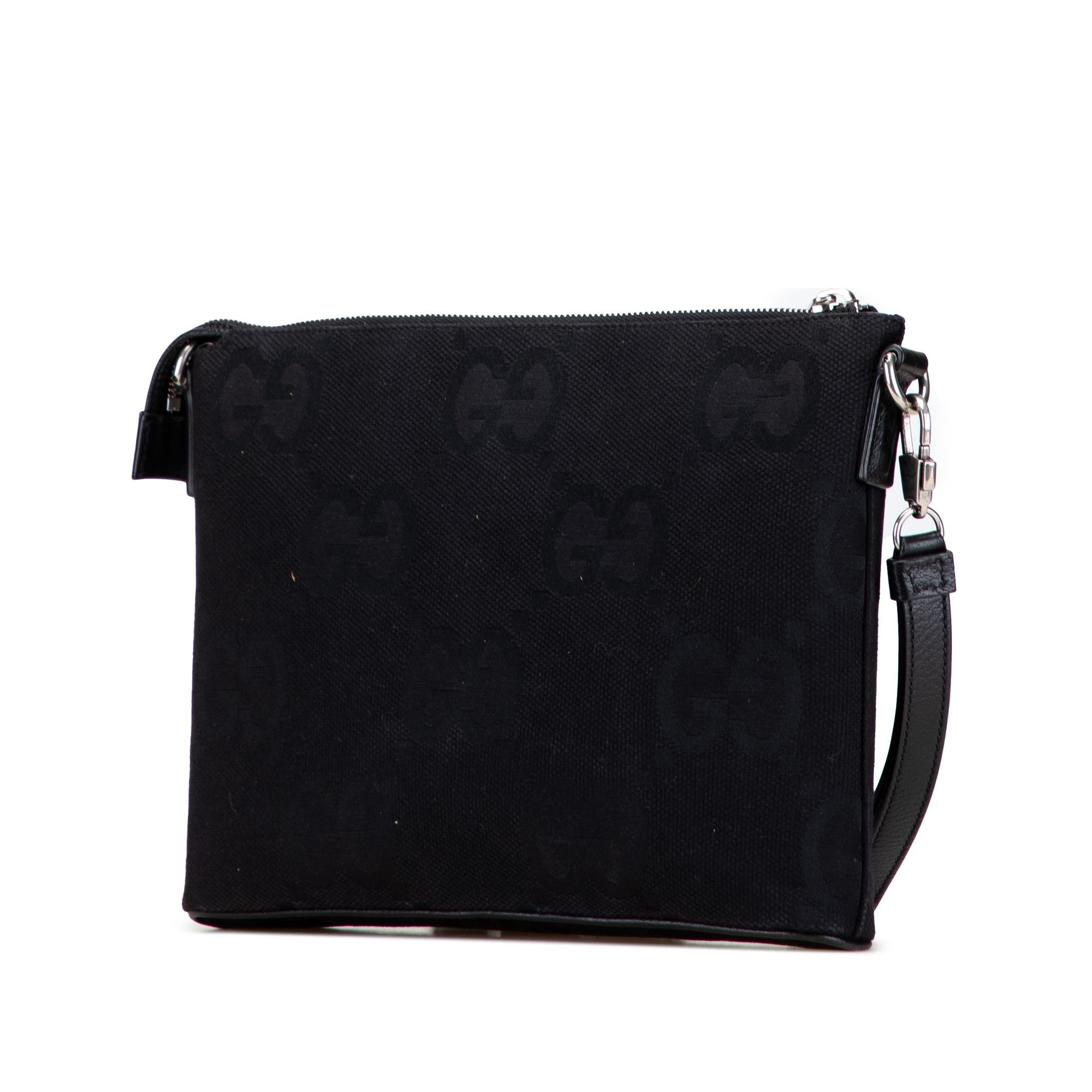 Gucci Gucci Jumbo GG Canvas Clutch on Strap Size ONE SIZE - 2 Thumbnail