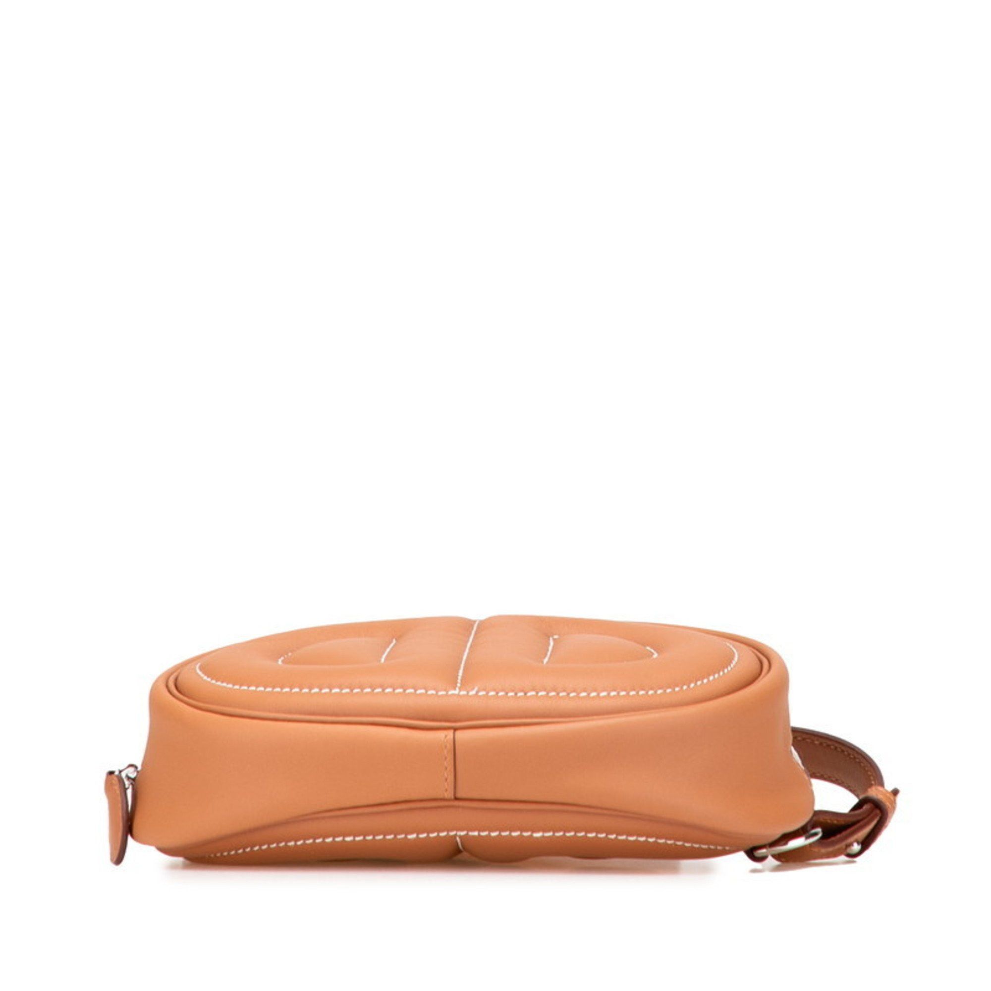 Hermes Hermes Hermès Body in the Loop Bag/Belt Bag Gold and Brown Swift for Women Size ONE SIZE - 3 Thumbnail