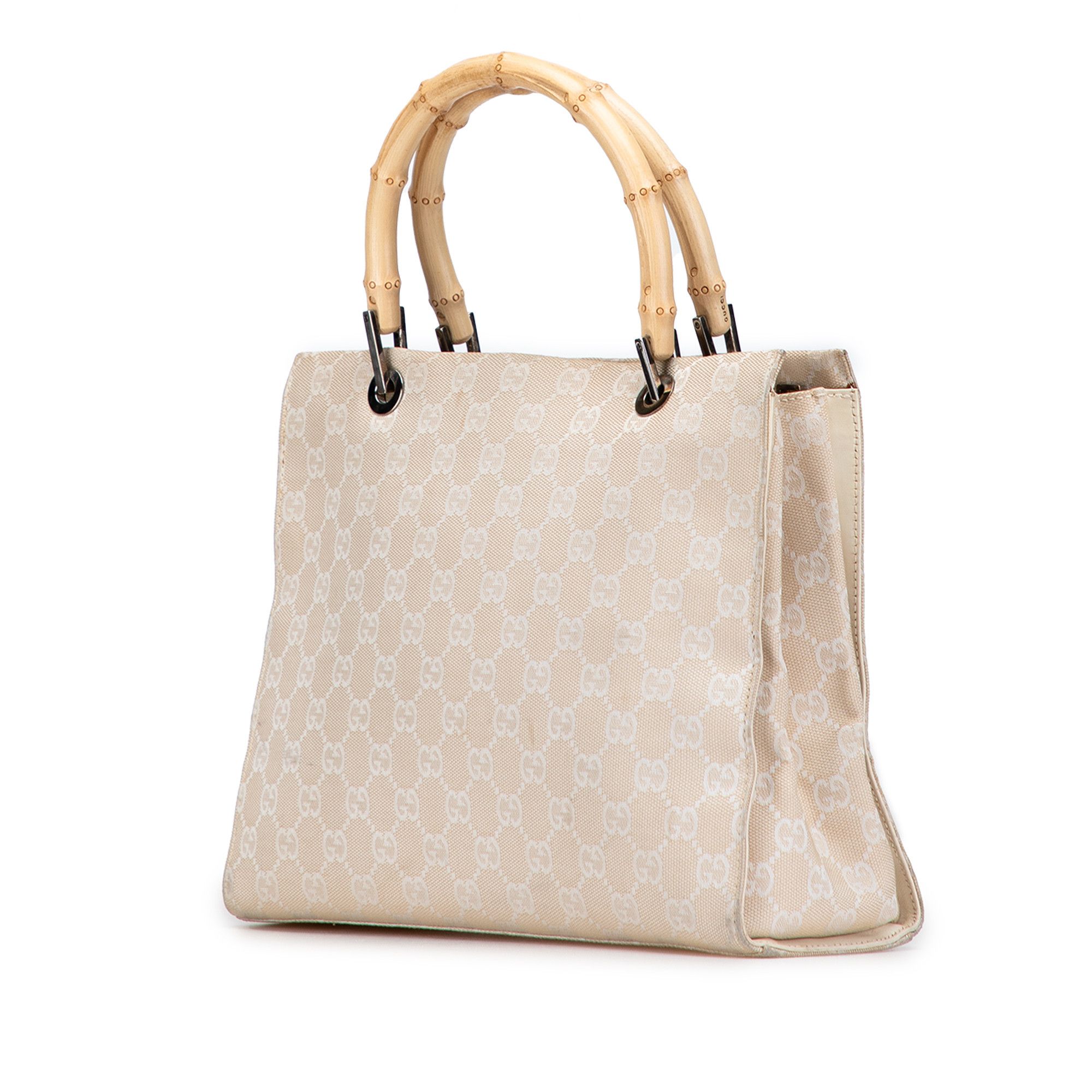 Gucci Gucci GG Canvas Bamboo Satchel Size ONE SIZE - 2 Thumbnail