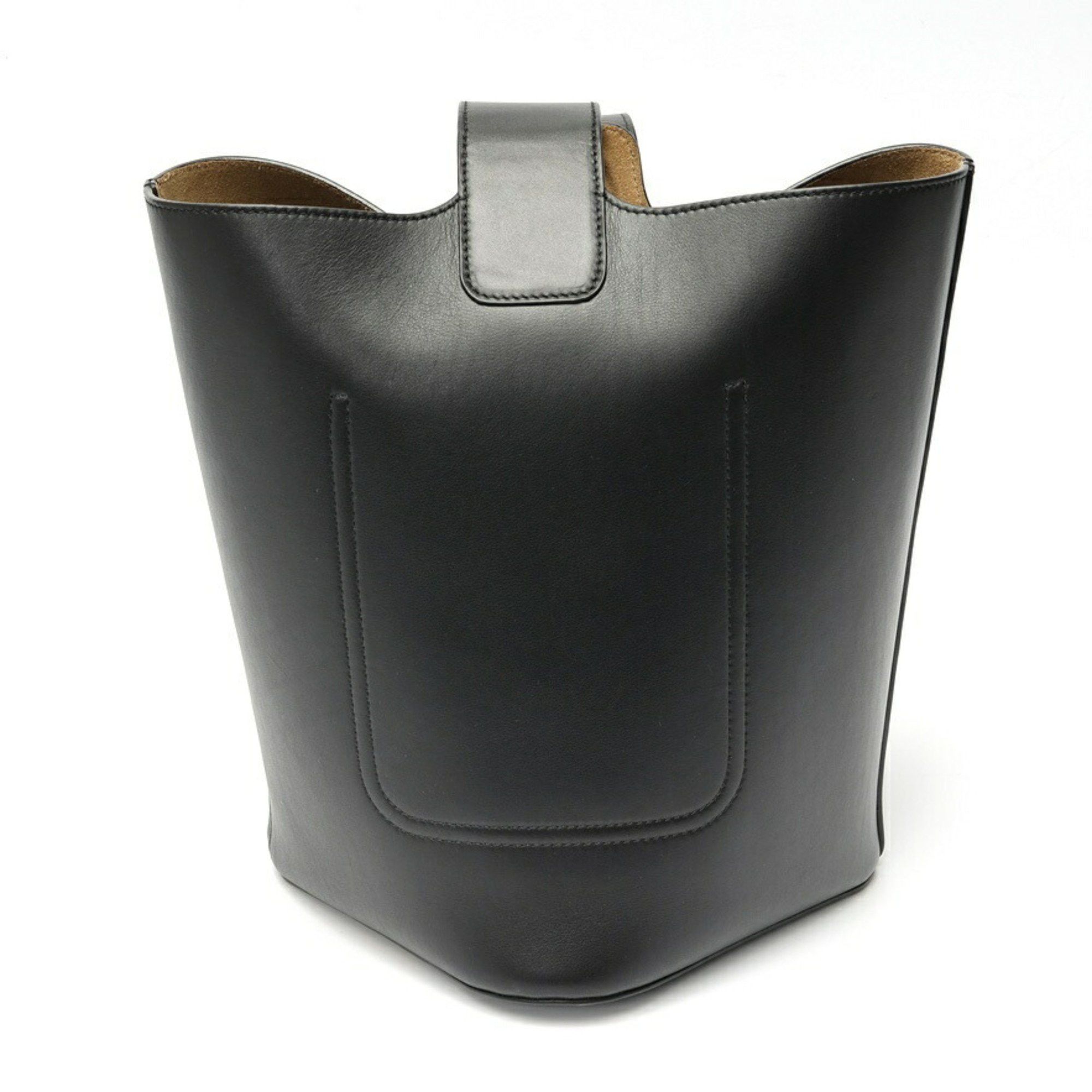 Loewe LOEWE Pebble Bucket Bag Medium Shoulder AANBBBWX01 Smooth Calf Leather Black S-158685 Size ONE SIZE - 3 Thumbnail
