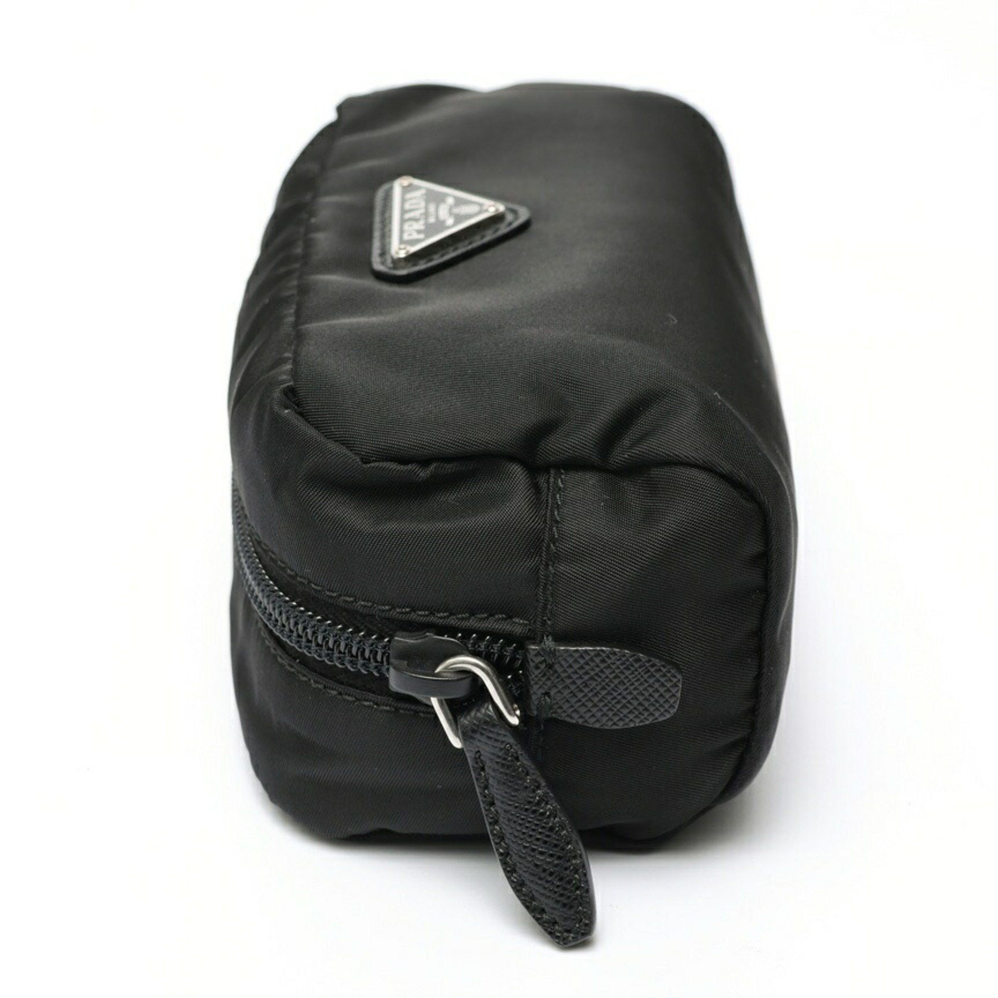 Prada PRADA Pouch with Strap 1NE175 Nylon Black E-158647 Size ONE SIZE - 4 Thumbnail