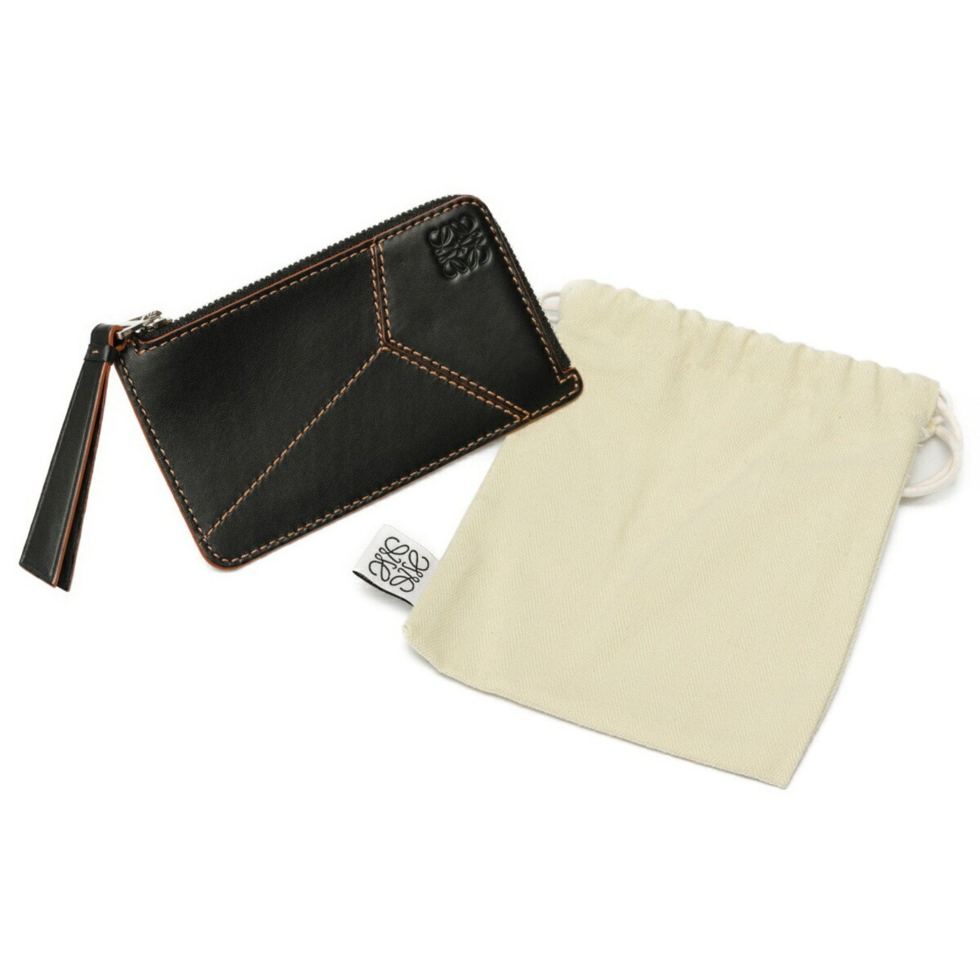 LOEWE モールド ケース ブラック MOLDED COIN CASE LOEWE モールド