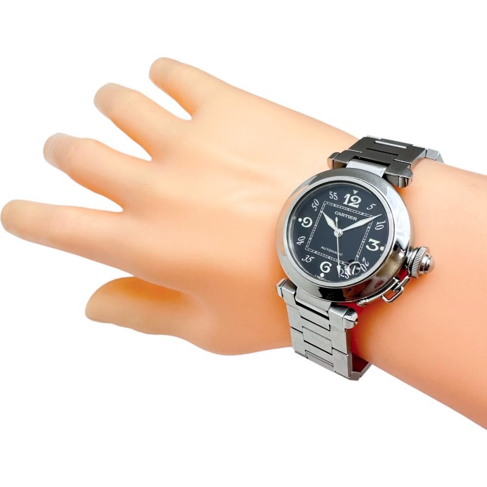 Cartier Cartier Cartier PashaC Stainless Steel Watch Metal Automatic W31043M7 Size ONE SIZE - 10 Thumbnail
