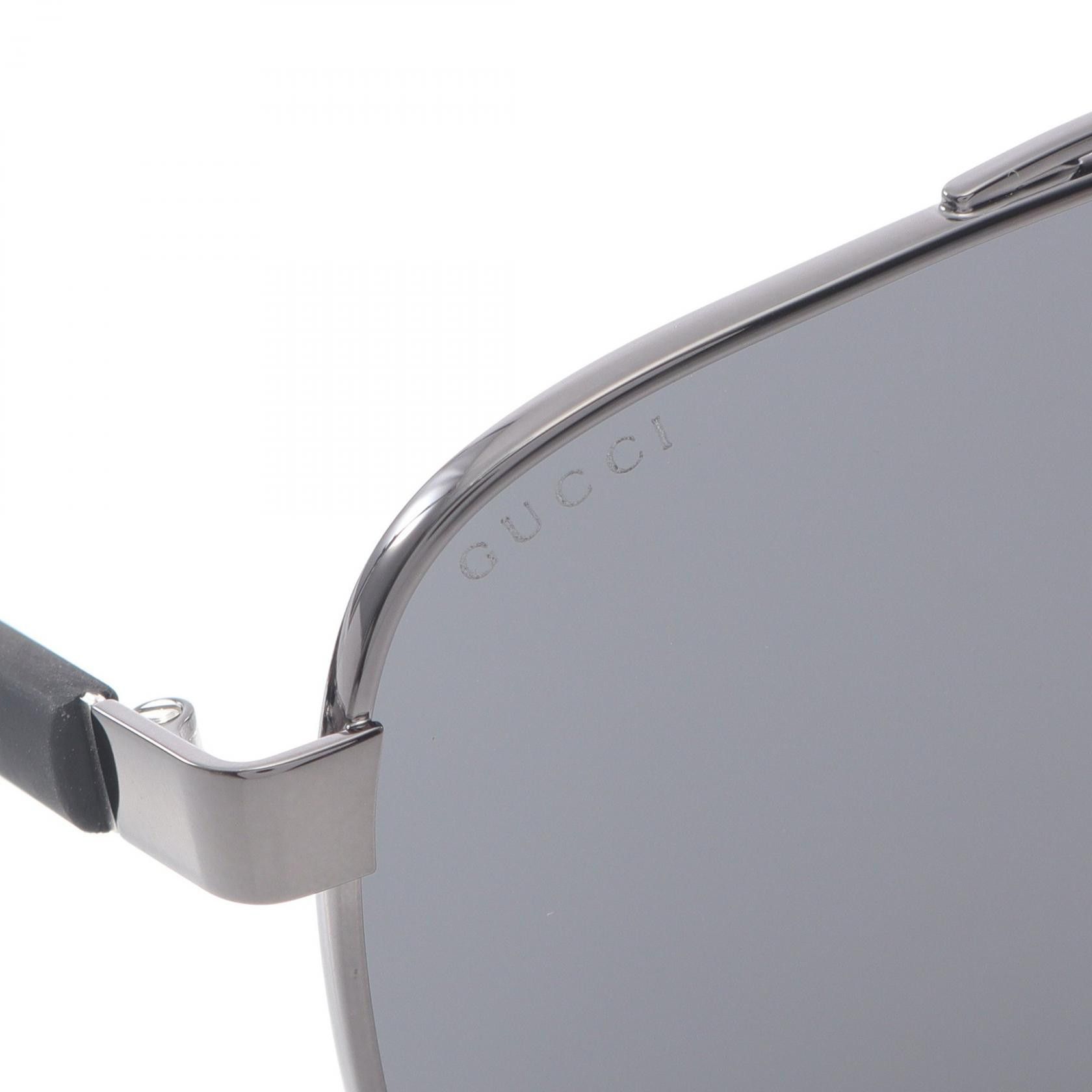 Gucci Gucci Gucci GG0422S-001 Metal Sunglasses Metal Sunglasses GG0422S-001 Size ONE SIZE - 7 Thumbnail