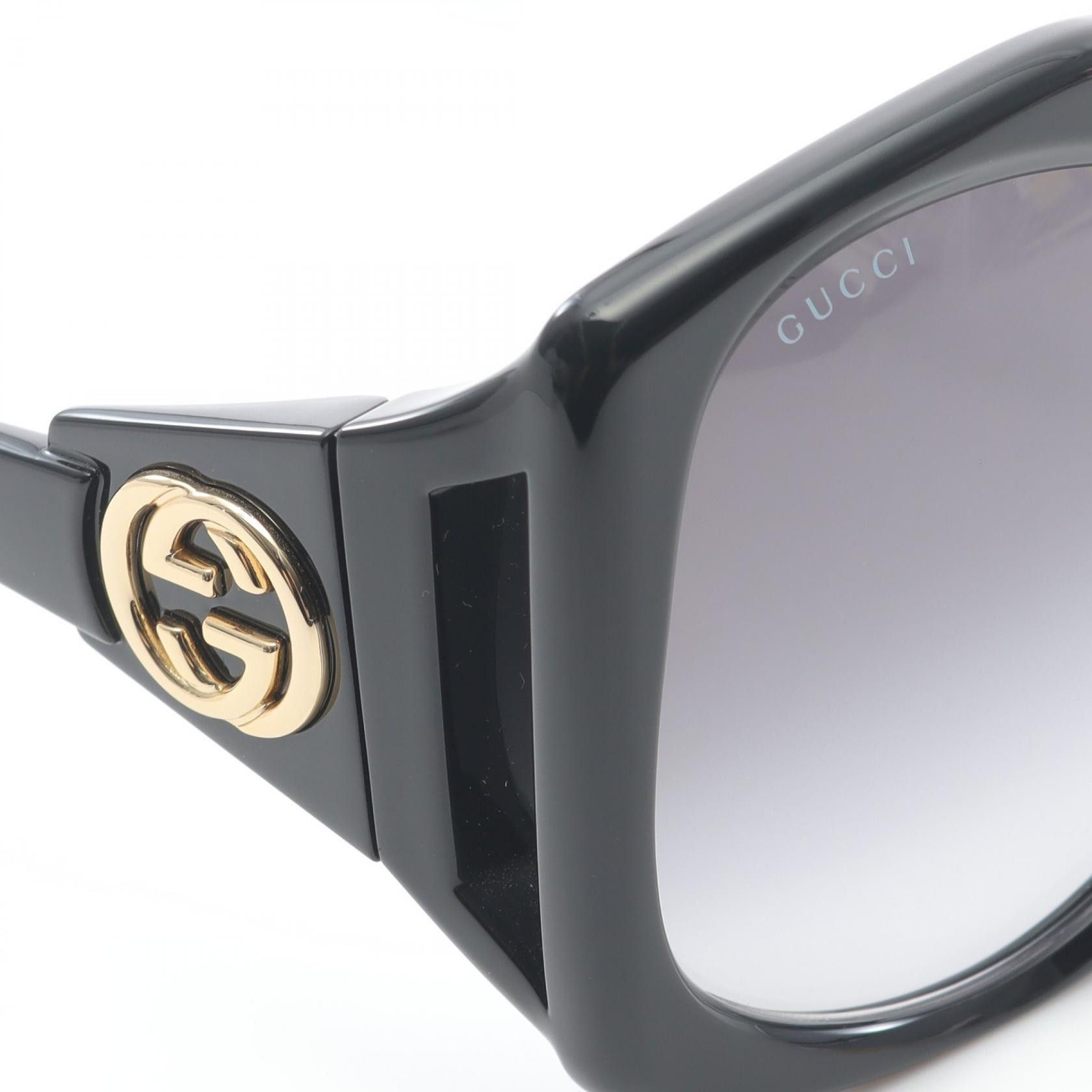 Gucci Gucci Gucci GG0875S-001 Sunglasses Plastic Sunglasses GG0875S-001 Size ONE SIZE - 7 Thumbnail