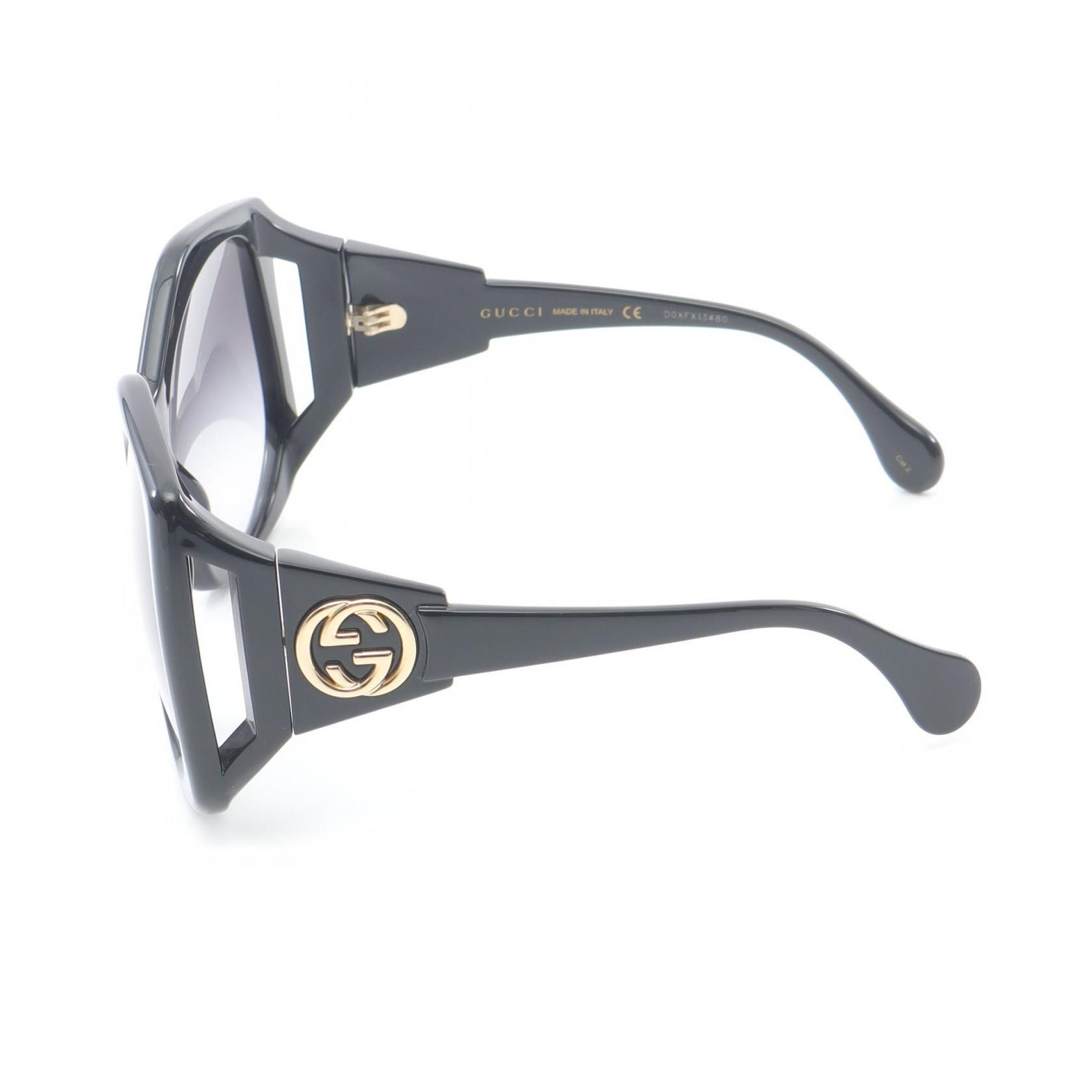Gucci Gucci Gucci GG0875S-001 Sunglasses Plastic Sunglasses GG0875S-001 Size ONE SIZE - 3 Thumbnail