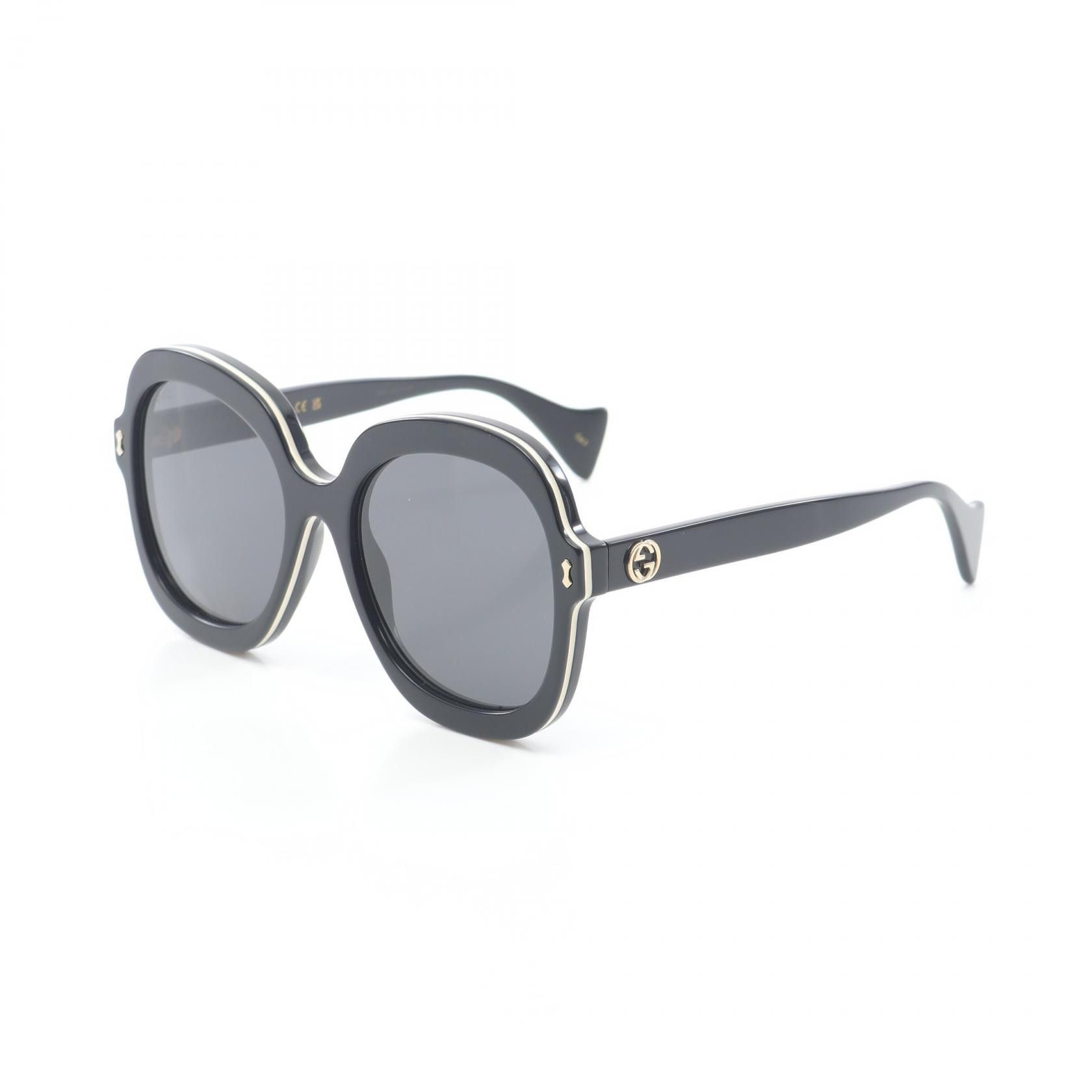 Gucci Gucci Gucci GG1240S-001 Sunglasses Plastic Sunglasses GG1240S-001 Size ONE SIZE - 2 Thumbnail