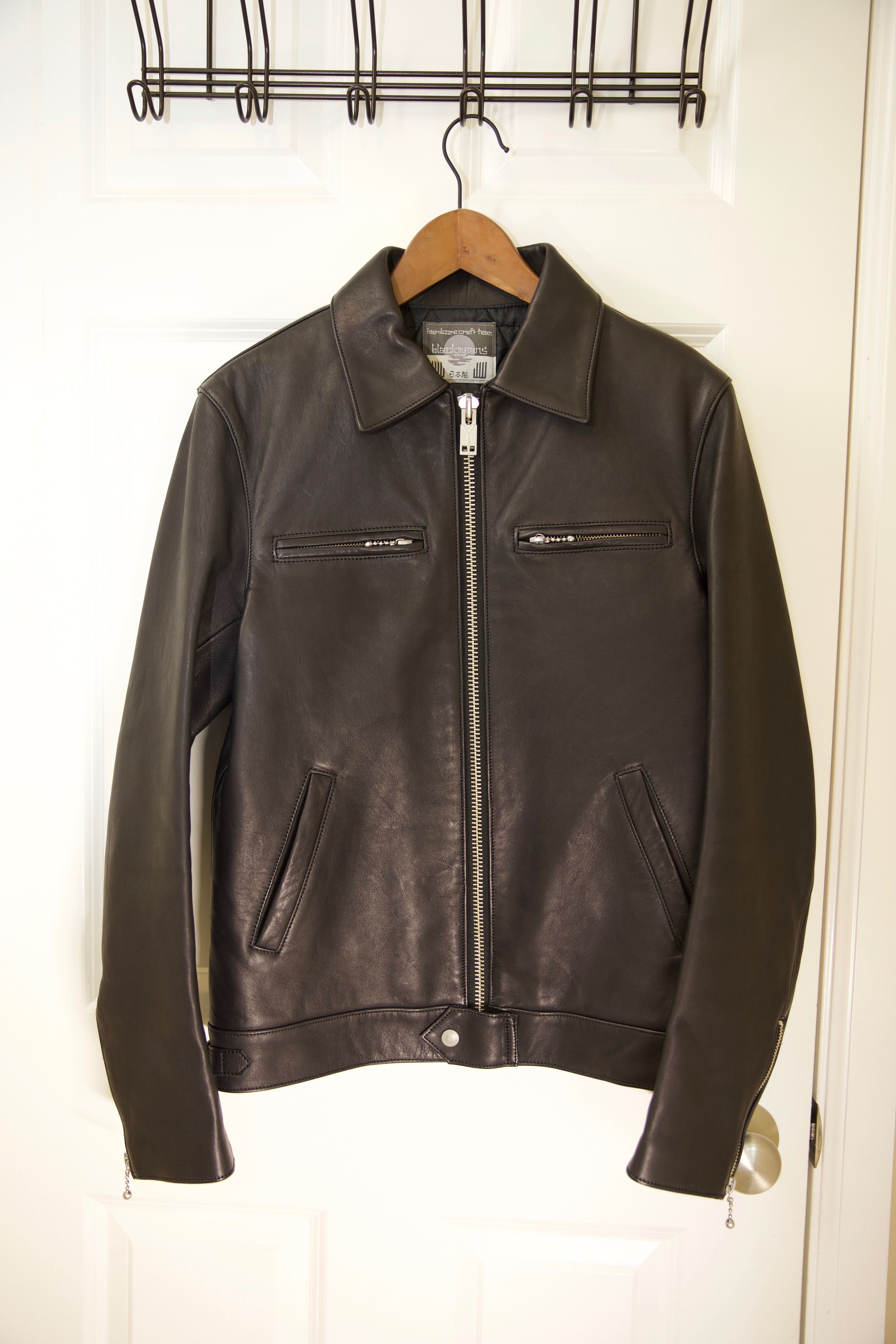 Blackmeans Blackmeans Black Leather Jacket | Grailed