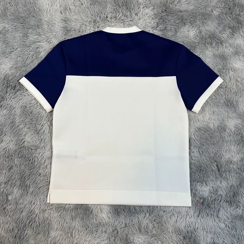 Prada Prada Blue White Panel Short Sleeve T-Shirt Size US L / EU 52-54 / 3 - 5 Thumbnail