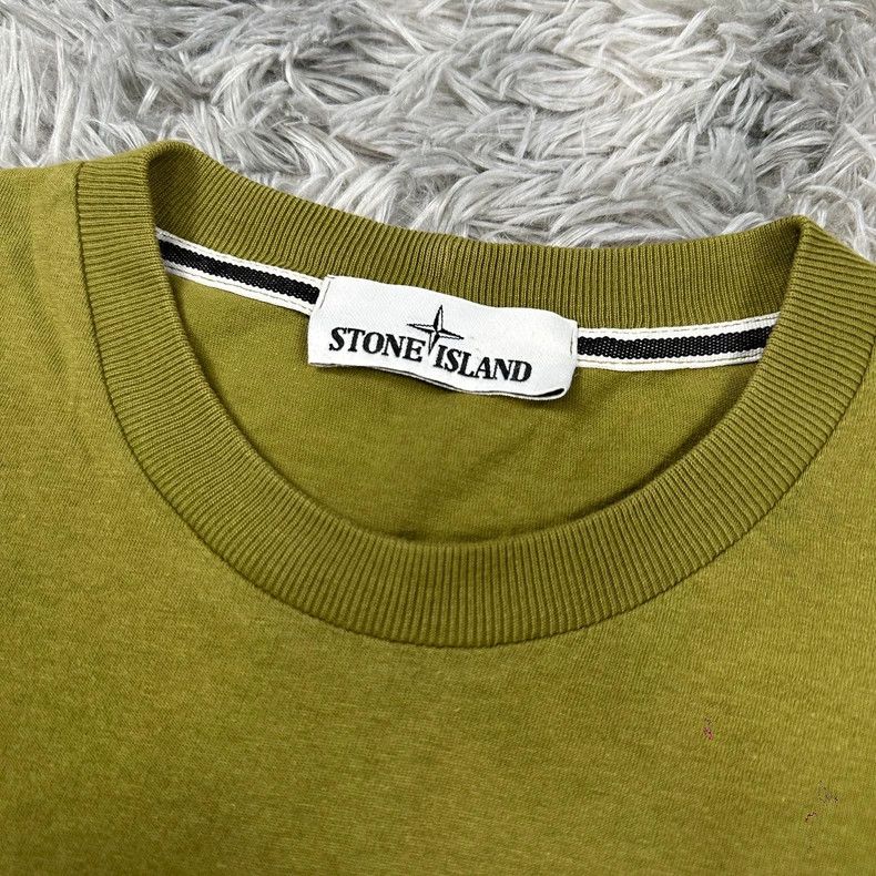 Stone Island Stone Island Yellow Logo Short Sleeve Tee Size US L / EU 52-54 / 3 - 2 Thumbnail