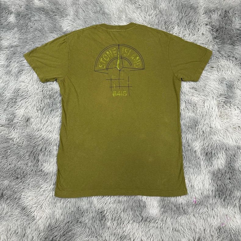 Stone Island Stone Island Yellow Logo Short Sleeve Tee Size US L / EU 52-54 / 3 - 5 Thumbnail