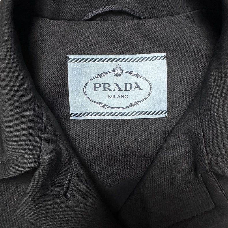 Prada Prada Red Stripe Logo Coat Size US M / EU 48-50 / 2 - 3 Thumbnail