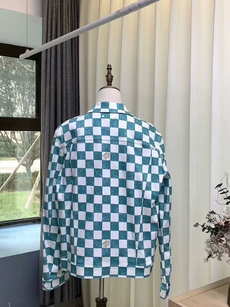 Louis Vuitton Louis Vuitton Checkerboard Denim Jacket Size US L / EU 52-54 / 3 - 6 Thumbnail