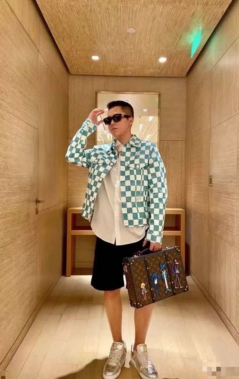 Louis Vuitton Louis Vuitton Checkerboard Denim Jacket Size US L / EU 52-54 / 3 - 9 Thumbnail