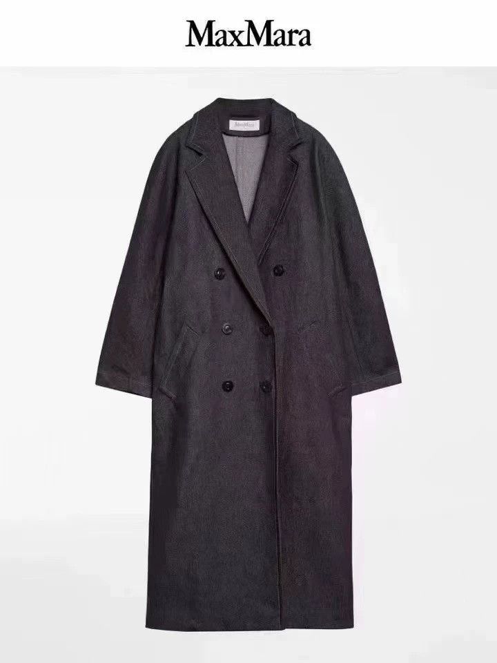 Max Mara Max Mara 101801 Denim Coat Size US M / EU 48-50 / 2 - 8 Thumbnail
