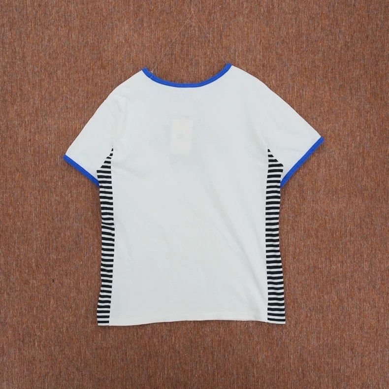 Louis Vuitton Striped Logo Short Sleeve T-Shirt