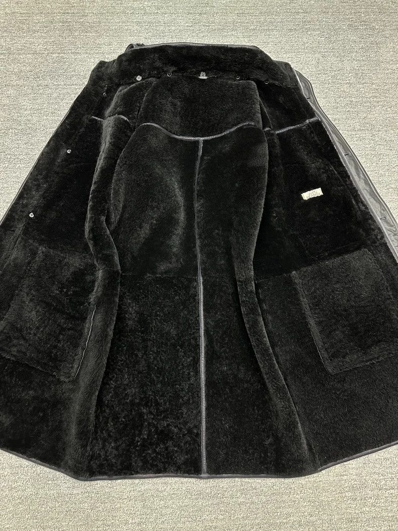 Hermes Hermes Shearling Parka Coat Size US L / EU 52-54 / 3 - 3 Thumbnail