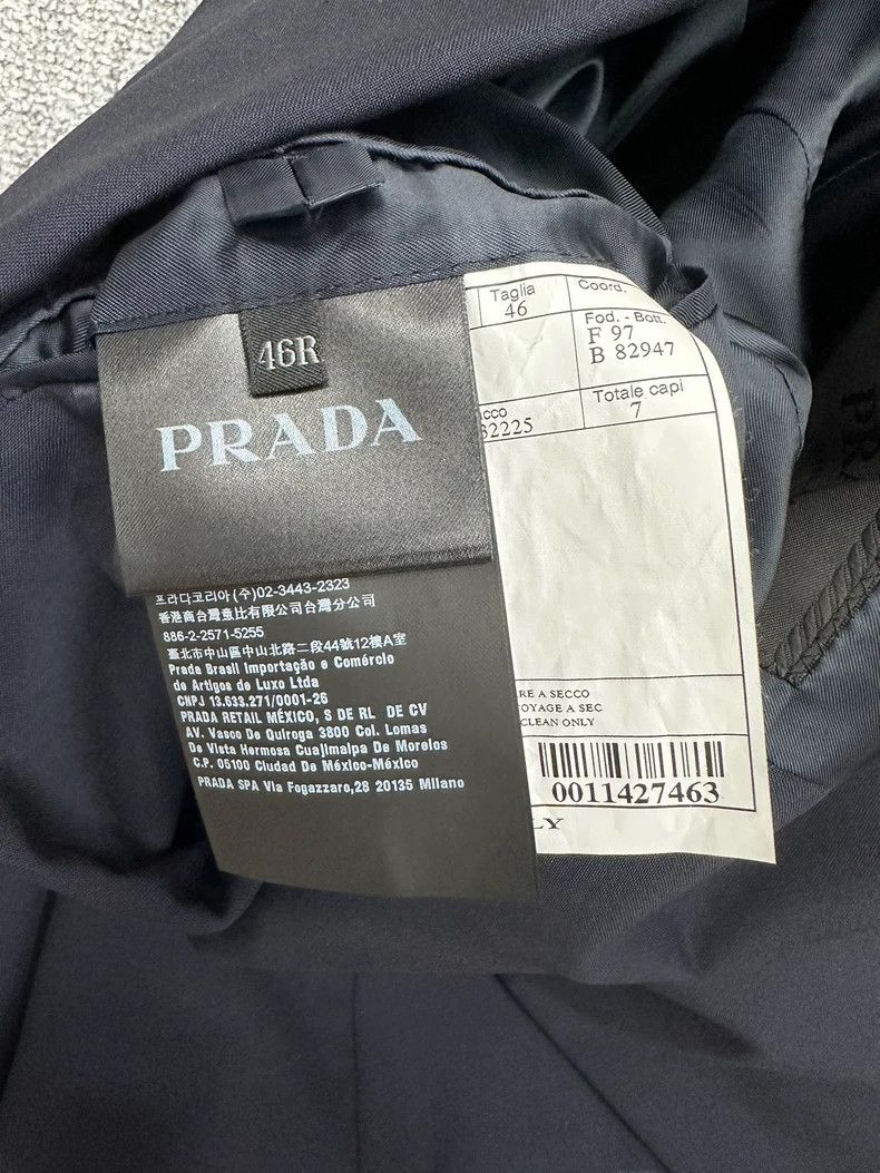 Prada Prada Logo Sleeve Tag Blazer Size US L / EU 52-54 / 3 - 4 Thumbnail