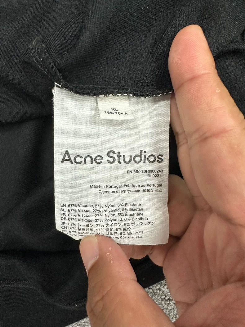 Acne Studios Acne Studios Logo Short Sleeve T-shirt Size US XL / EU 56 / 4 - 2 Thumbnail