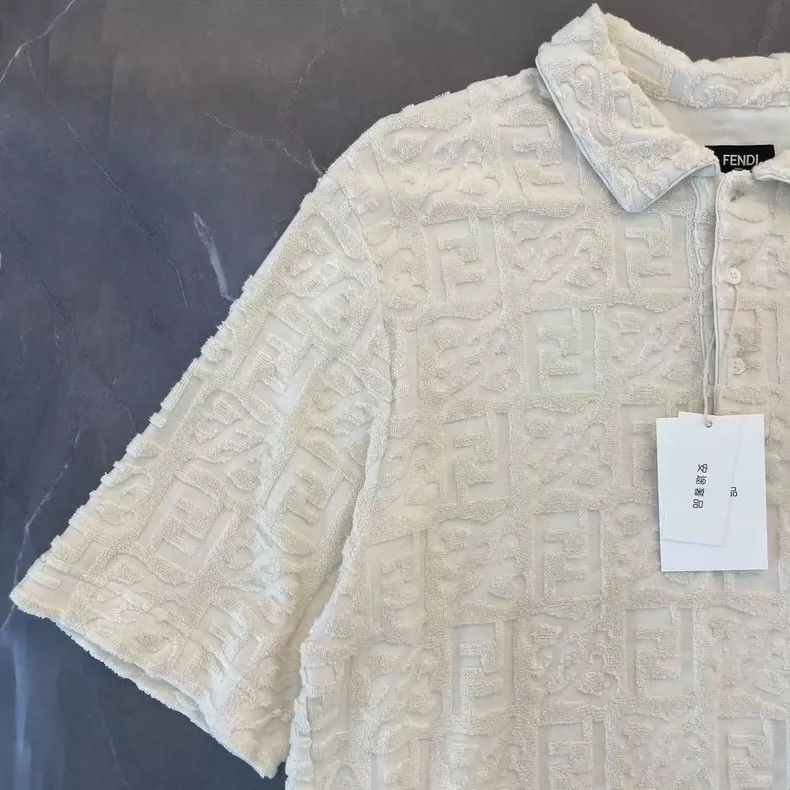 Fendi Fendi Short Sleeve Polo Shirt Size US L / EU 52-54 / 3 - 8 Thumbnail