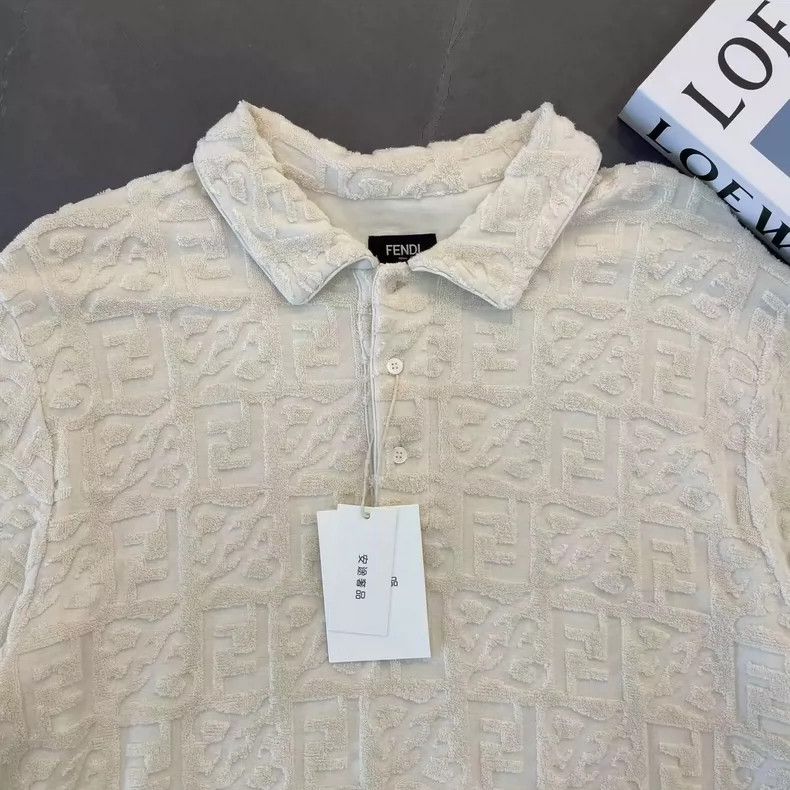 Fendi Fendi Short Sleeve Polo Shirt Size US L / EU 52-54 / 3 - 9 Thumbnail