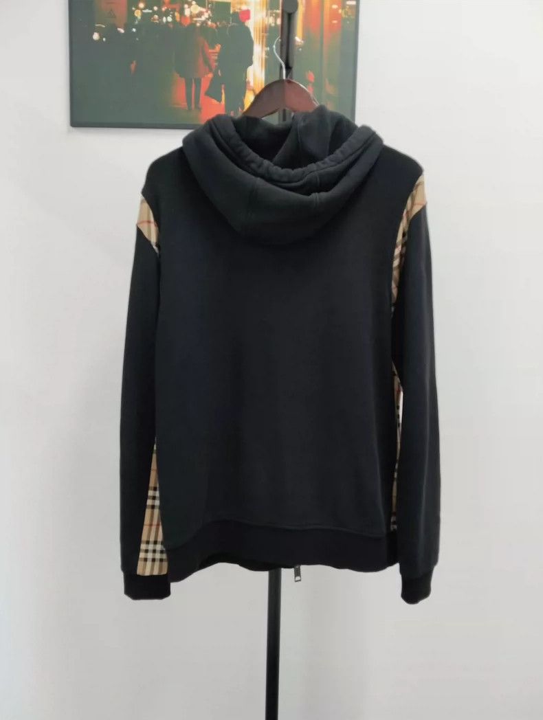 Burberry Burberry Black Zip-Up Hoodie Jacket Size US M / EU 48-50 / 2 - 2 Thumbnail