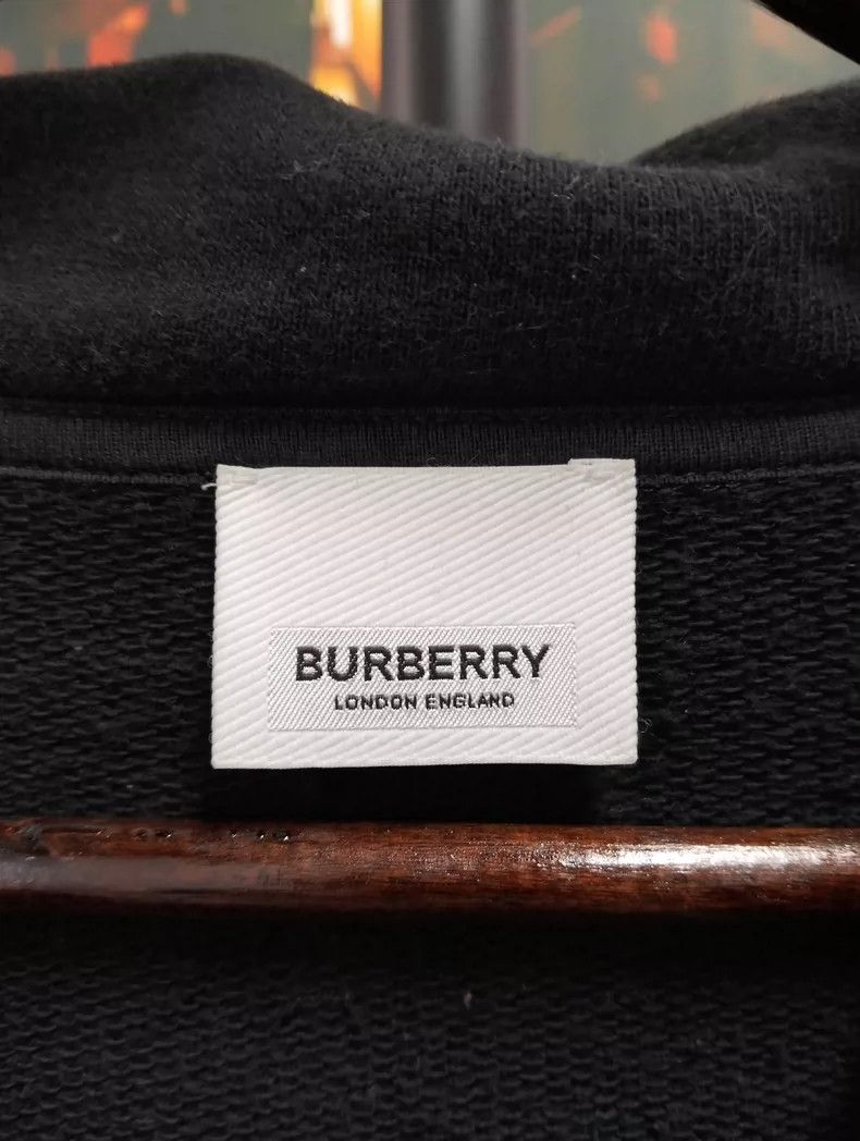 Burberry Burberry Black Zip-Up Hoodie Jacket Size US M / EU 48-50 / 2 - 3 Thumbnail
