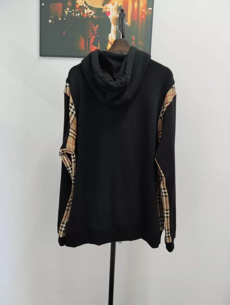 Burberry Burberry Black Zip-Up Hoodie Size US XL / EU 56 / 4 - 2 Thumbnail