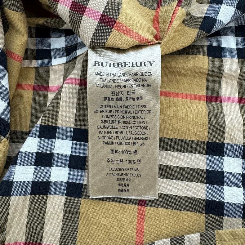 Burberry Burberry Classic Check Long Sleeve Shirt Size US S / EU 44-46 / 1 - 6 Thumbnail
