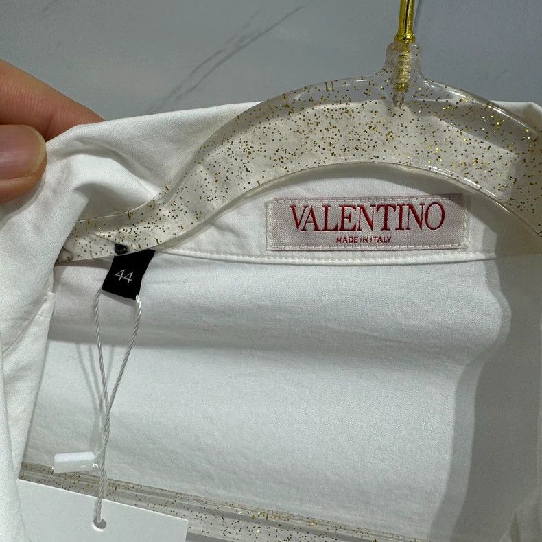 Valentino Valentino Floral Embroidery Short Sleeve Shirt Size US XL / EU 56 / 4 - 4 Thumbnail