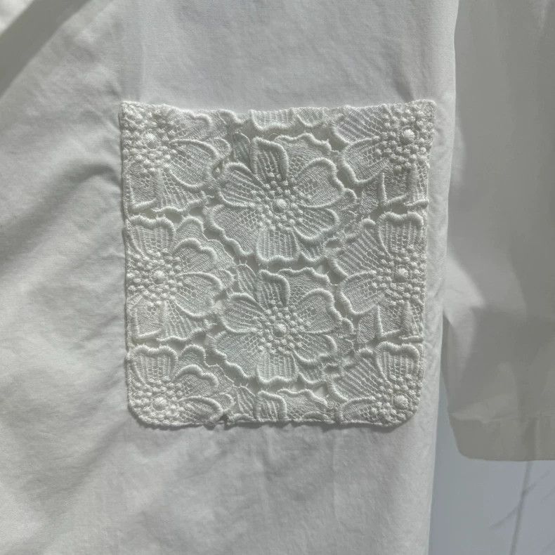 Valentino Valentino Floral Embroidery Short Sleeve Shirt Size US XL / EU 56 / 4 - 5 Thumbnail