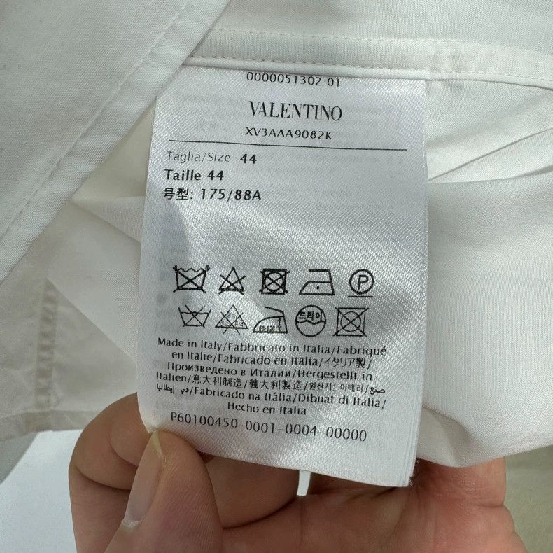 Valentino Valentino Floral Embroidery Short Sleeve Shirt Size US XL / EU 56 / 4 - 6 Thumbnail
