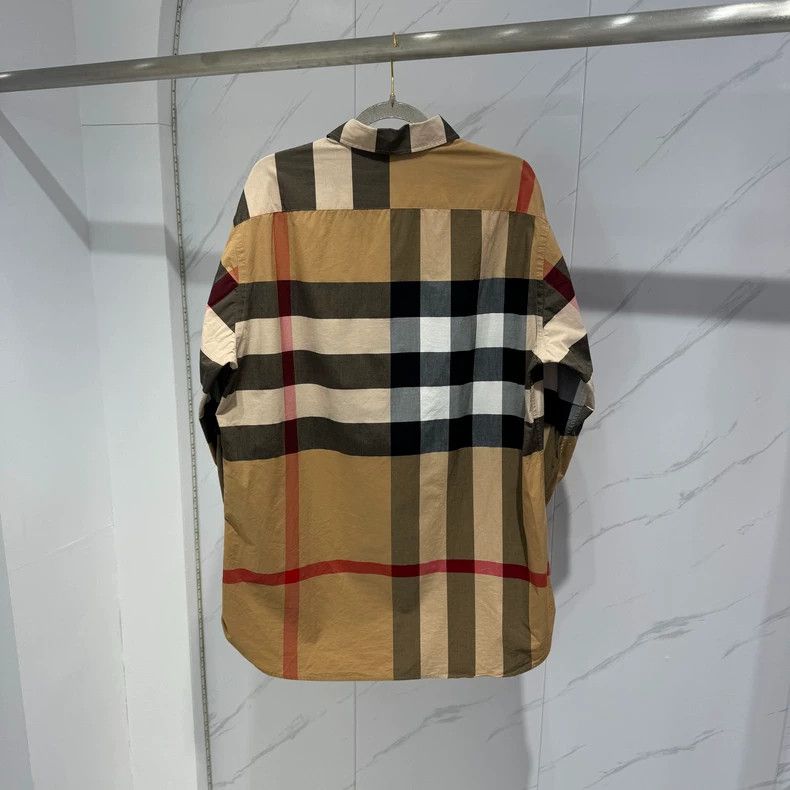 Vintage Burberry Classic Plaid Long Sleeve Shirt Size US L / EU 52-54 / 3 - 2 Thumbnail